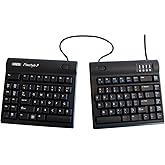 Kinesis Freestyle2 Split Keyboard for PC with French Canadian Layout KB800PB-FC