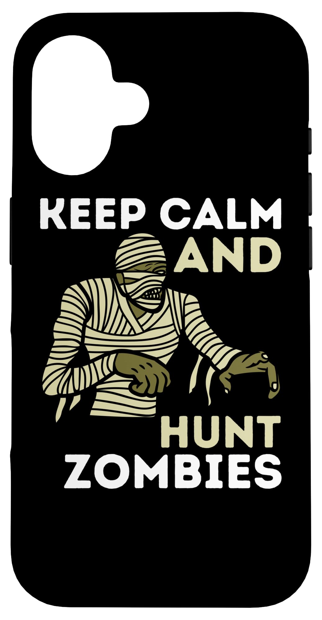Funny Zombie Killer Hunter Gamer: Keep Calm And Hunt Zombies Case for iPhone 16