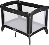Graco Compact Travel Cot Lightweight Folding with Carry Bag Black Grey view 1