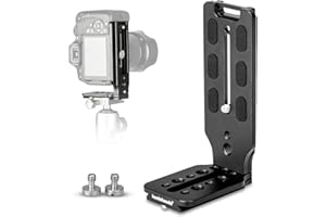 Koolehaoda L Shape Camera Bracket, Video Vertical Shooting Quick Release Plate L Stand Arca Swiss Compatible for Tripod Head 