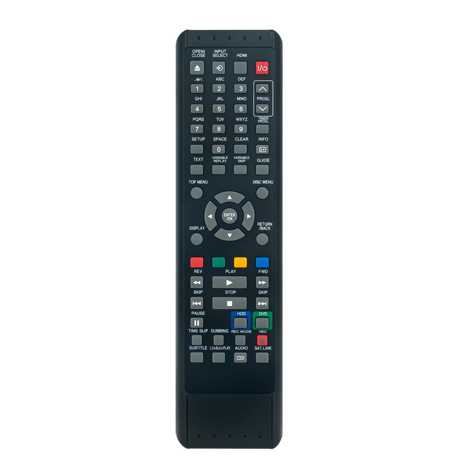 VINABTY SE-R0309 Replacement Remote Compatible with Toshiba HDD DVD Video Recorder RD-88DTKB RD-98DTKB SE-R0308
