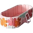 47''Portable insulated bathtub, Ice Bath Tub for Athletes, Inflation-free bathtub for shower, Ice Plunge Tub with Cover, Baths at Home & Outdoor