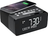 Pure Siesta Charge DAB+/DAB/FM Digital Radio Alarm Clock with Qi Wireless view 3