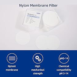 COBETTER 100 PCS Nylon Disc Membrane Filters 47mm