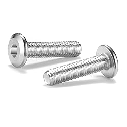 M8 x 30mm 10Pcs Flat Head Hex Socket Cap Screws