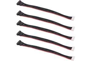 OliRC 5pcs JST-XH 6S 8" / 200mm 22awg Lipo Balance Wire Extension Silicone Cable Lead Cord for RC Battery Charger(C136-5)