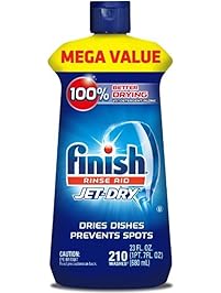 Finish Jet-Dry Rinse Aid, 23oz, Dishwasher Rinse Agent & Drying Agent