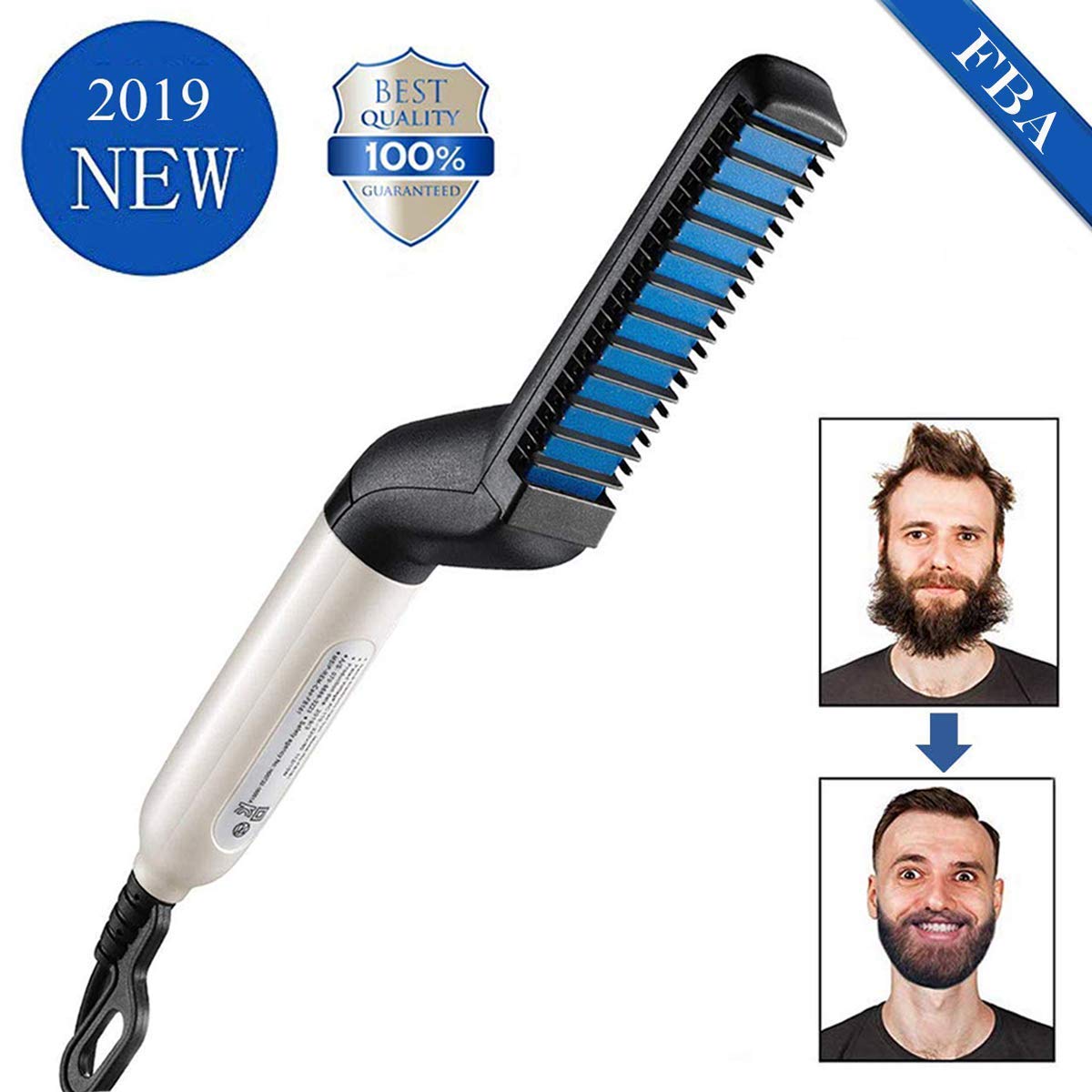 miruoc electric beard straightener