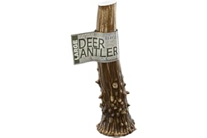 K-9 Antler Co. Deer Antlers for Dogs – Large Whole(7.5-9 Inch), Durable Chew for Aggressive Chewers, Naturally Shed in The Wild, Responsibly Gathered in The USA