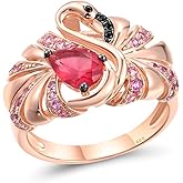 Santuzza 925 Sterling Silver Animal Ring Cubic Zirconia Rings