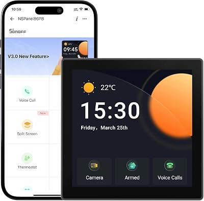 SONOFF NSPanel Pro Smart Home Control Panel Zigbee Gateway Hub Power Statistics