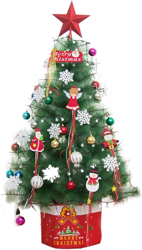 Amazon Co Jp Hchwh 150センチメートルクリスマスツリーパッケージ 人工クリスマスツリーセット暗号化クリスマスツリーデコレーション ホーム キッチン