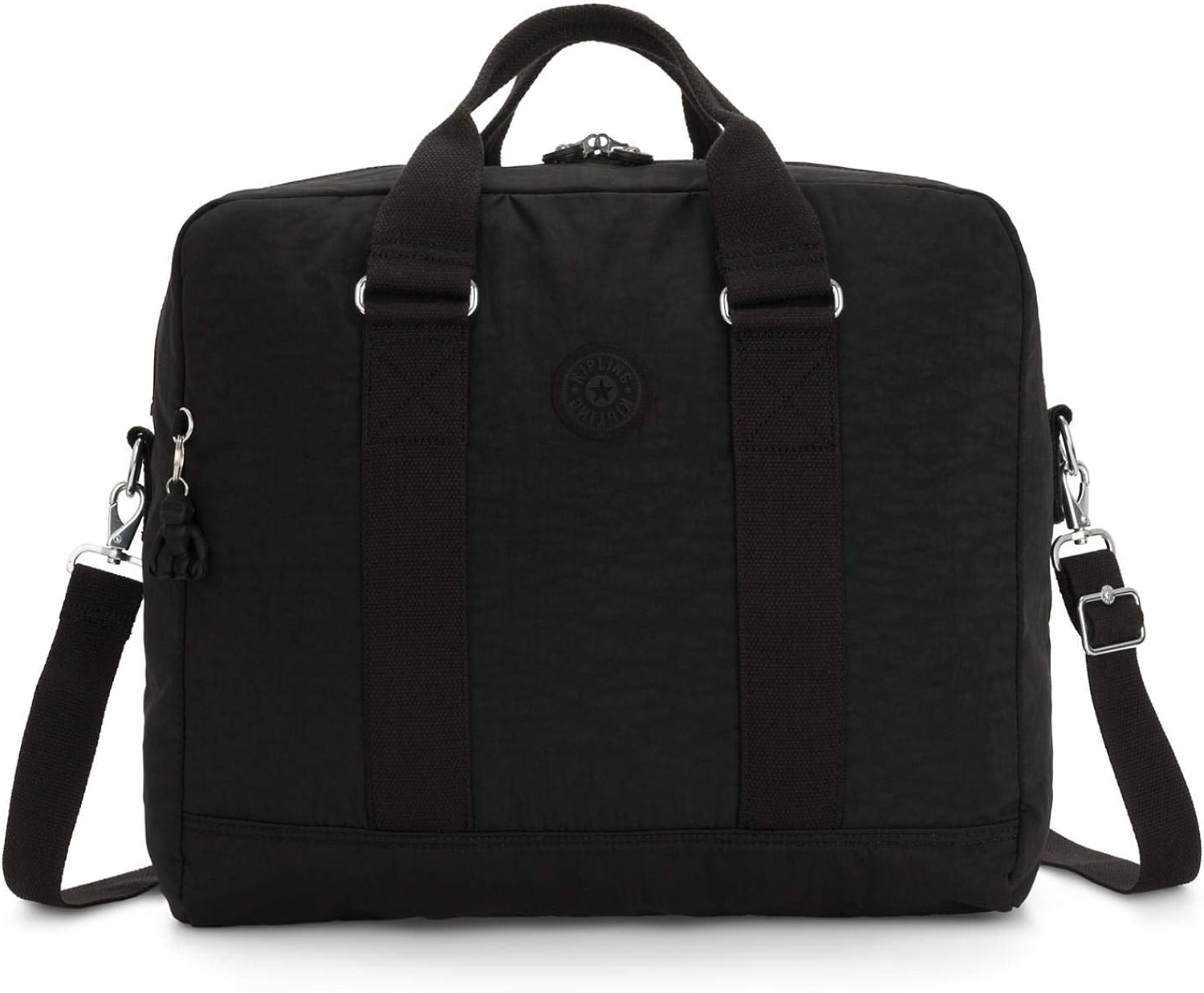 Kipling Women's Soy CarryOn Tote Bag, black noir, One Size Travel Totes