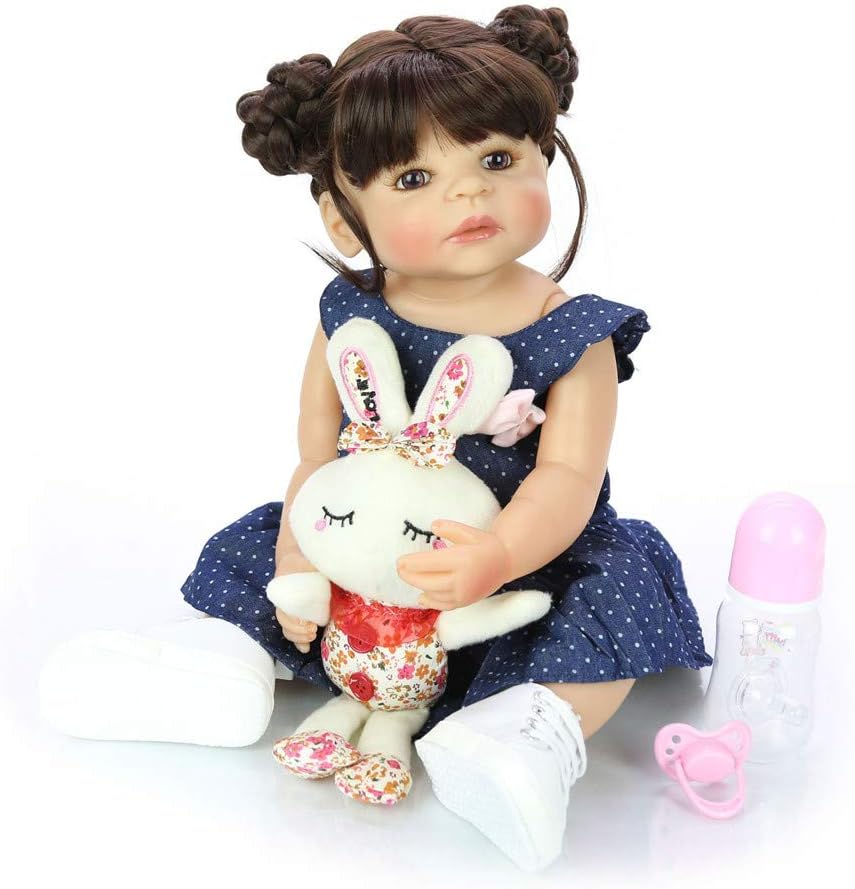 Prezzo LVYE1 55 Centimetri Silicone Pieno del Corpo del Vinile Reborn Ragazza Lifelike Baby Doll Neonato Principessa del Bambino del Giocattolo Bonecas Impermeabile Regalo di Compleanno Offerte