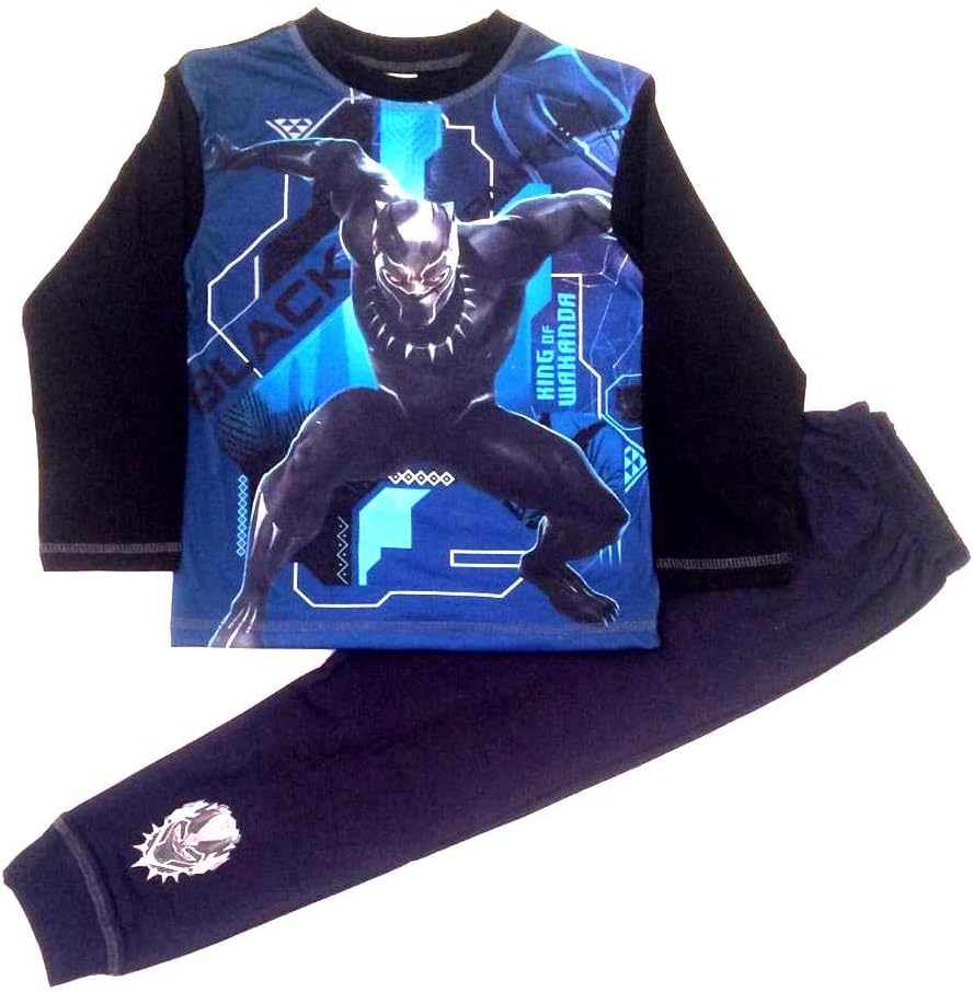 Licensed Black Panther Boys Long Pyjamas