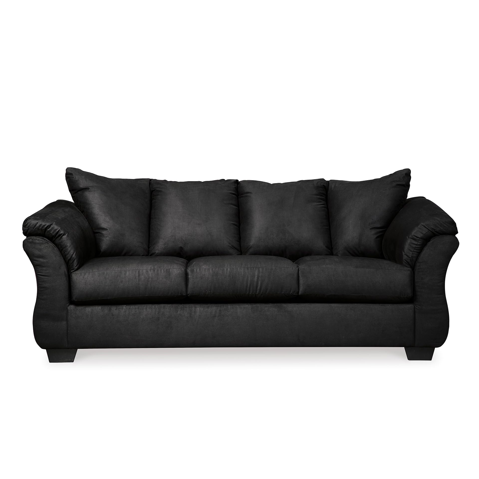Photo 1 of Signature Design by Ashley Darcy Classic Contemporary Sofa, Black