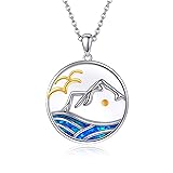 YFN Mountains Mustard Seed Necklace Sterling Silver