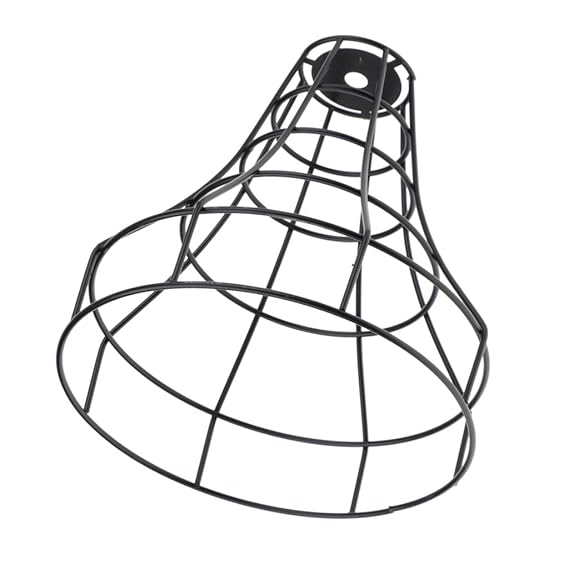SM SunniMix Vintage Industrielle Metall Käfig Lampenschirm für Hängelampe Deckenlampe - Typ 3