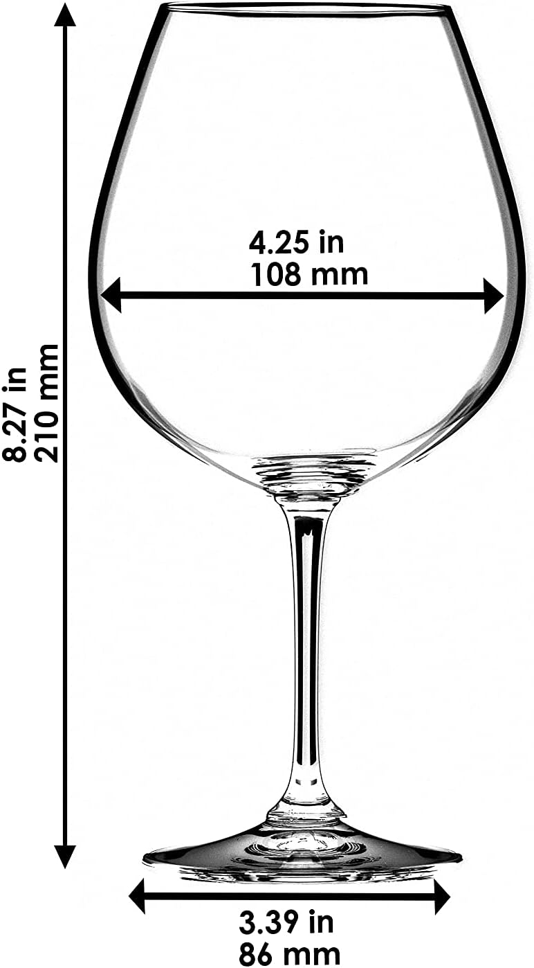 Amazon Co Jp 正規品 Riedel リーデル 赤ワイン グラス ペアセット ヴィノム ピノ ノワール ブルゴーニュ 700ml 6416 07 ホーム キッチン