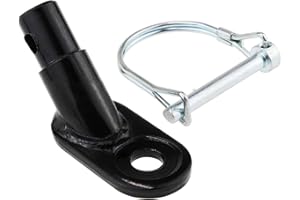 Biange Bike Trailer Hitch Connector, Cycling Adapter Accessories (Black)