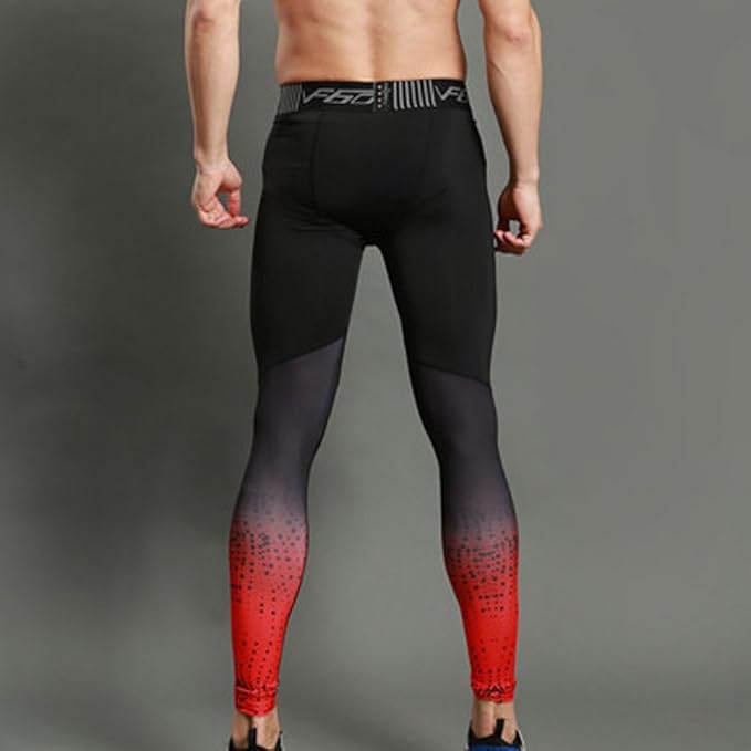 wenyujh Hombre Deporte Fitness Mallas Leggins elástico Gym ...