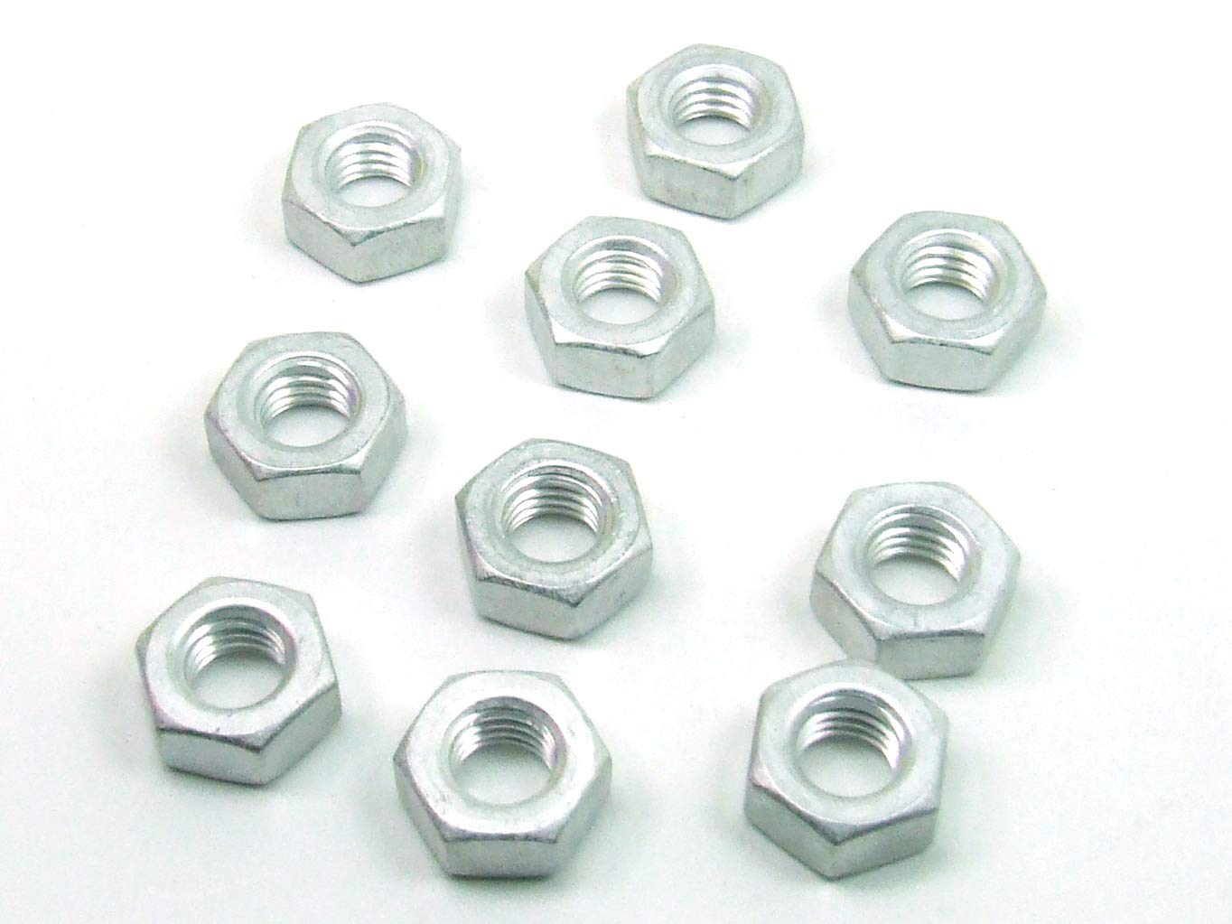 POPESQ - Pack of 10 /ps x M10 Nut/Nut Aluminium #A1863