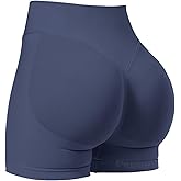 VOYJOY Women Workout Impact Shorts 2.5"/ 3.6"/ 4.5"/ 6" Scrunch Butt Lifting Gym Seamless Booty Biker Shorts