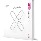 D'Addario XS Coated Bass Strings XSB45100, 45-100, 4-String | XS coated bass strings deliver maximum life, smooth feel, tuning stability, enhanced response and powerful tone.