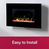 Dimplex Diamantique Optiflame Mirrored Glass Wall Electric Fire 1.4kW Heater view 7