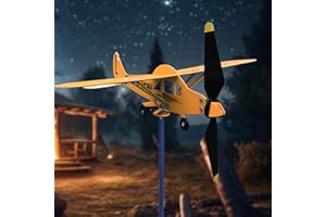 ANCNA-U Airplane Wind Vane,Weather Vanes for Yard, Garden Sheds Wind Vane Cupola Weathervane House Weathervanes Post Garden