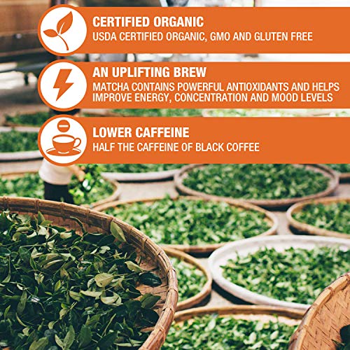 image for Tipson Organic Matcha Green Tea - Organic Cinnamon And Organic Ginger 