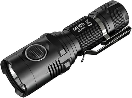Amazon Com Nitecore Mh Cree Xm L2 U2 1000 Lm Led Usb Rechargeable Flashlight Black Left Right Sports Outdoors