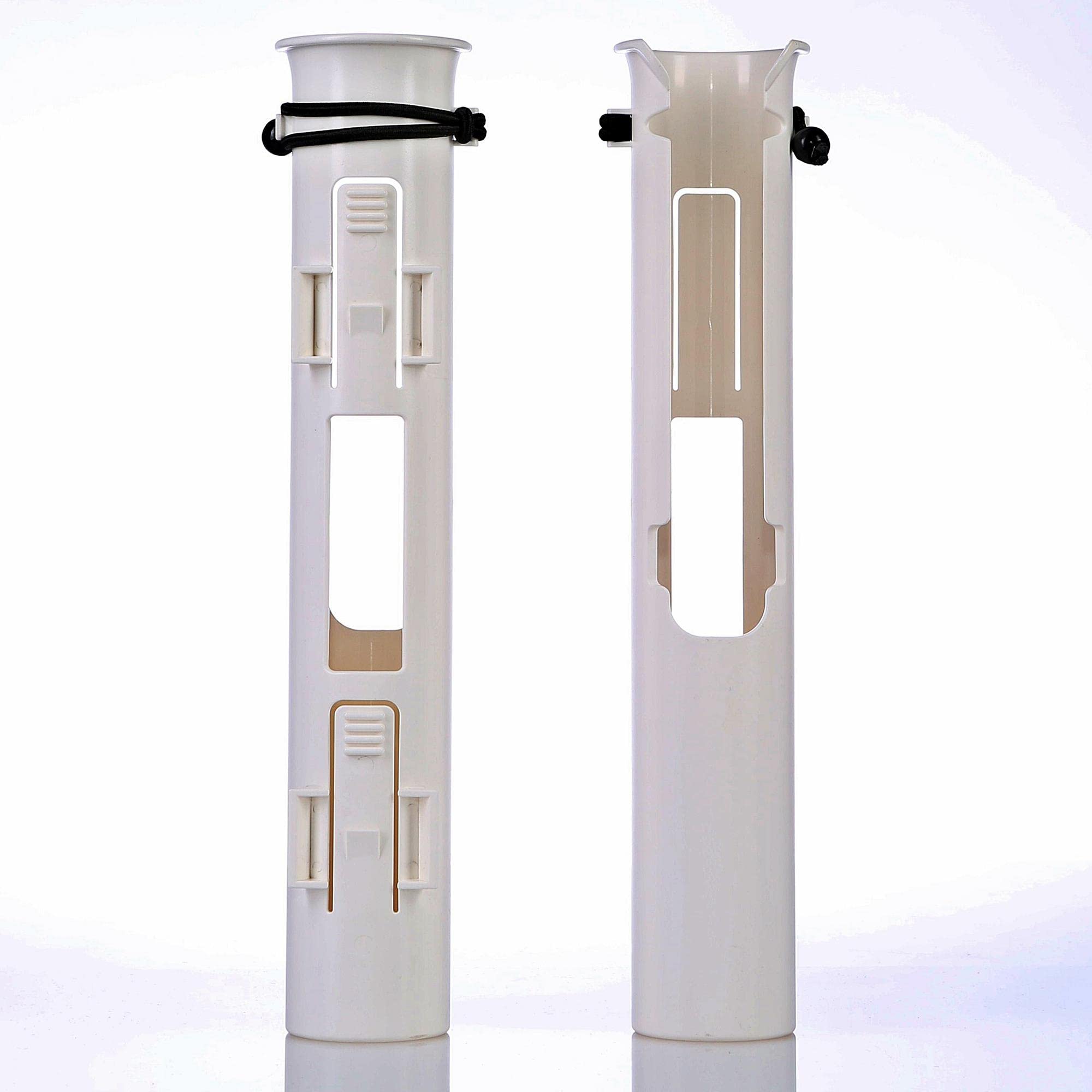 Rod-Runner Fishing Rod Holder | Closed for Spinning and Fly Fishing Reels | White