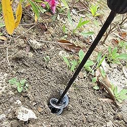 SYITCUN Auger Drill Bit for Planting 2x24in, Post