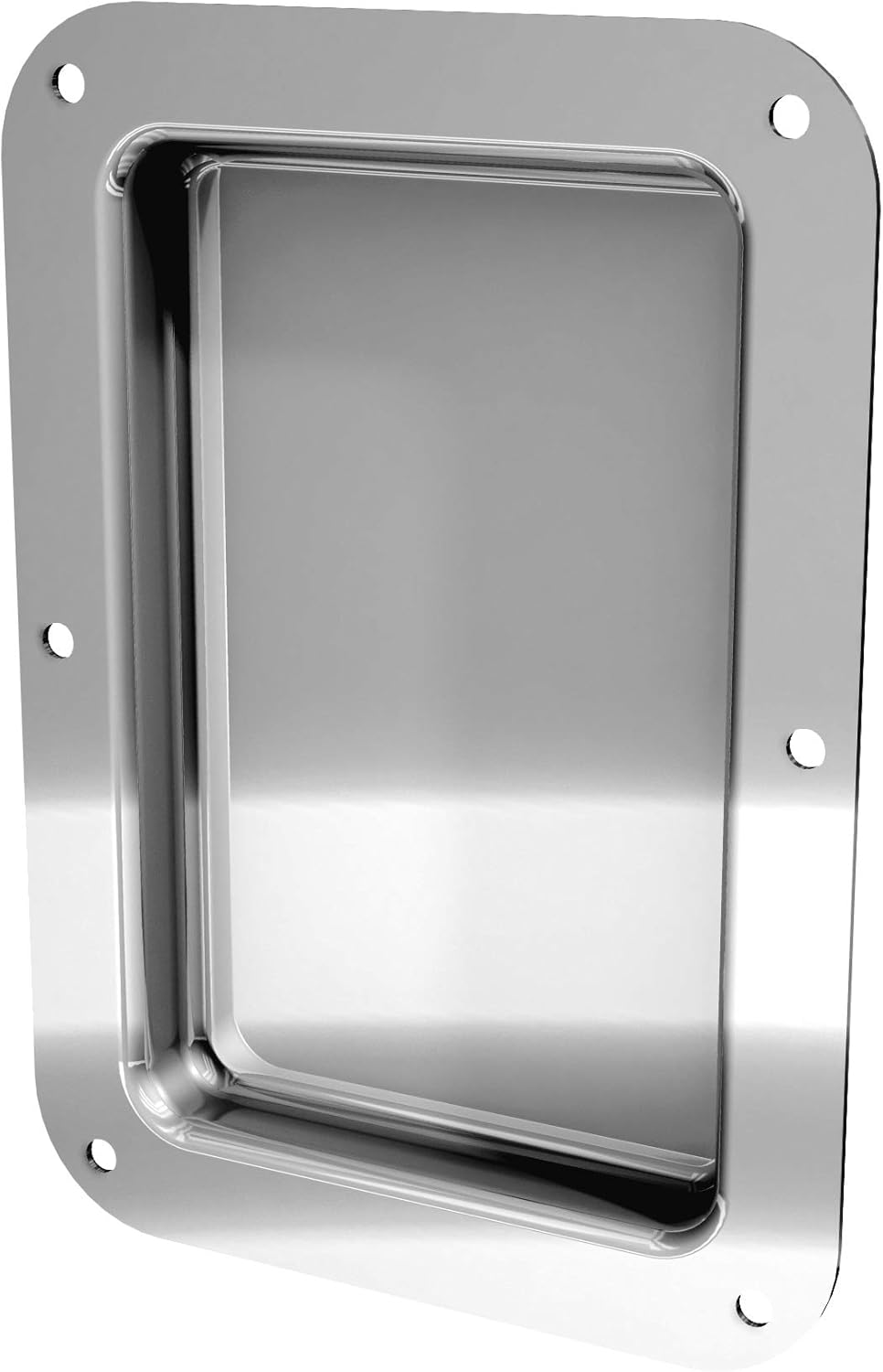 TCH Hardware Steel Recessed Dish 5" x 7" Speaker Jack