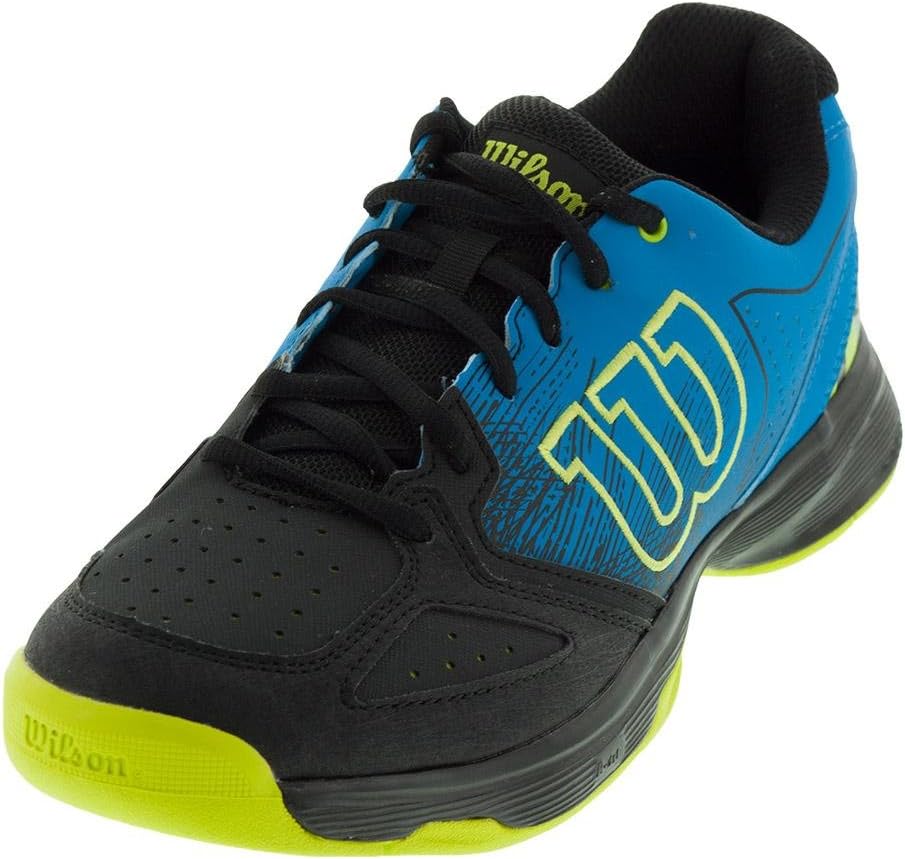 Kids Boy's Stroke Jr Tennis (Little Kid/Big Kid) Hawaiian Surf/Black/Lime Punch