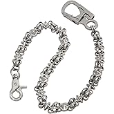 Ahiller Heavy Duty Wallet Chain for Men Women,Hip Hop Punk Style Belt to Pant Chain for Jeans, Anti-Lost Security Chain