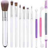 Patelai 10 Pcs Food Safe Paint Brushes Fondant Tools Cake Painting, Clear | Luster Dust Baking Brushes, Cake Decorating Tools, Cookie Chocolate Decorating, Safe for Food Use, Fondant Design Kit