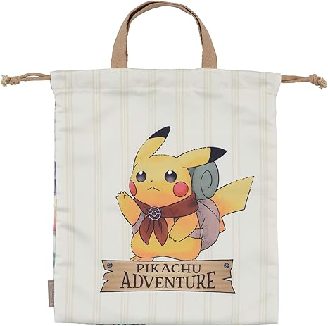 Amazon ポケモンセンターオリジナル 持ち手付き巾着 Pikachu Adventure アニメ 萌えグッズ 通販