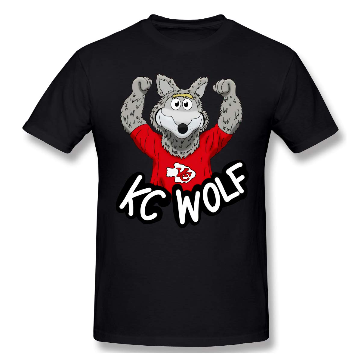 Kansas City C Hiefs Football Fans Kc Wolf Mascot S Short Sleeve T Shirt