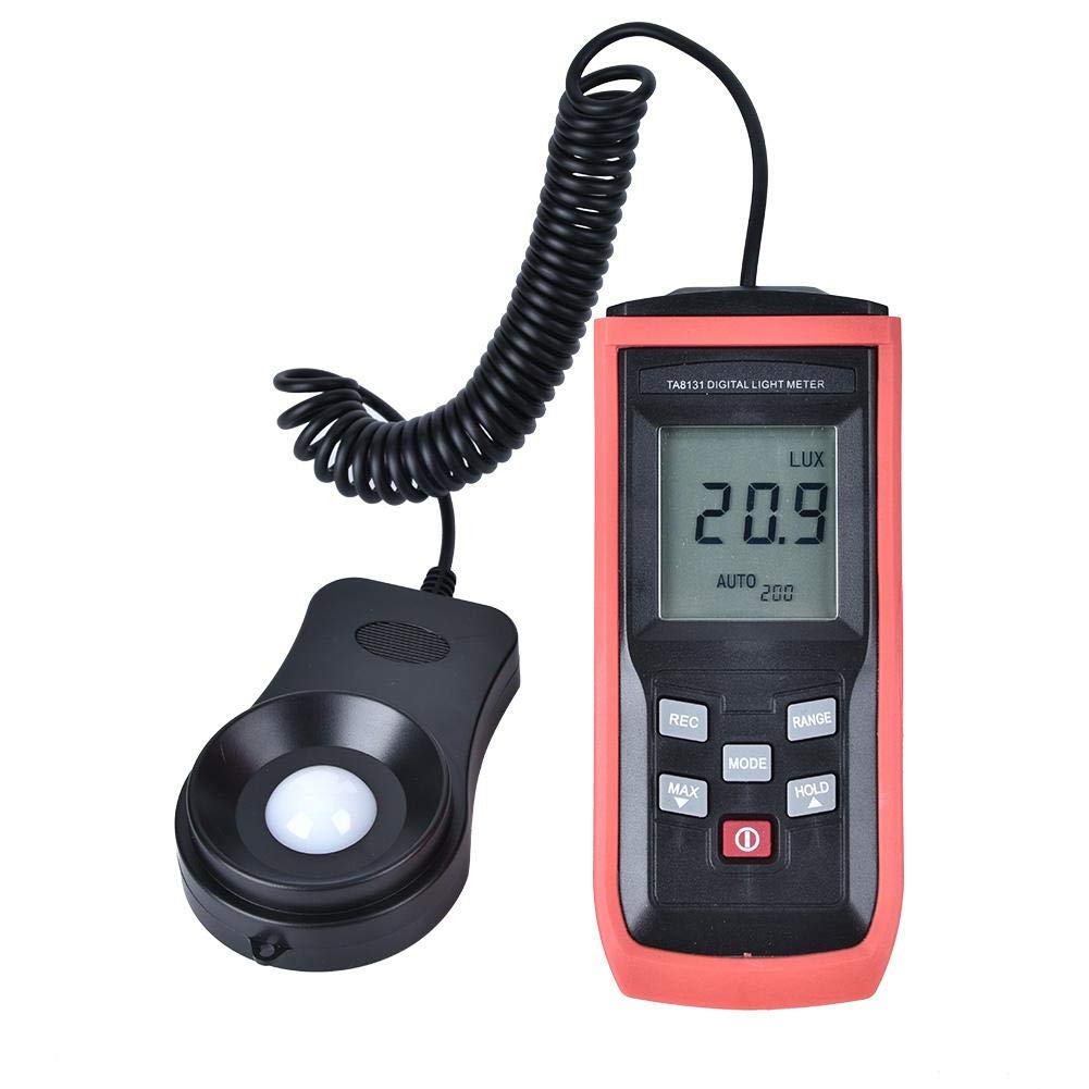 Digital Light Meter, Hand-Held Luxmeter, Illuminance Meter Photometer 0~100,000Lx