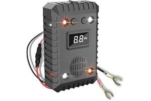 HONGXIAN Ultrasonic Rodent Repellent for Cars, Repellent Under Hood, Battery Operated, Mouse Squirrel Rat Deterrent with Strobe Light, Keep Rodents Out of Car, Truck, RV