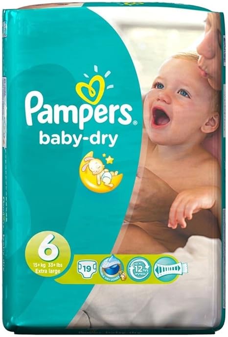 pampers baby dry extra large