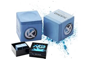 KONLLEN Pool Cue Chalk Nano Technology Billiard Chalk for Professional Tournament Dedicated Pool Chalk (Outstanding Performance, Reduce Miscue, Durable)