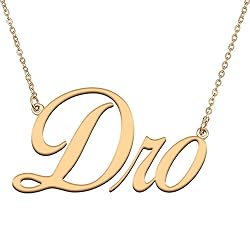 HUAN XUN Customized Custom Simple Any Name Necklace