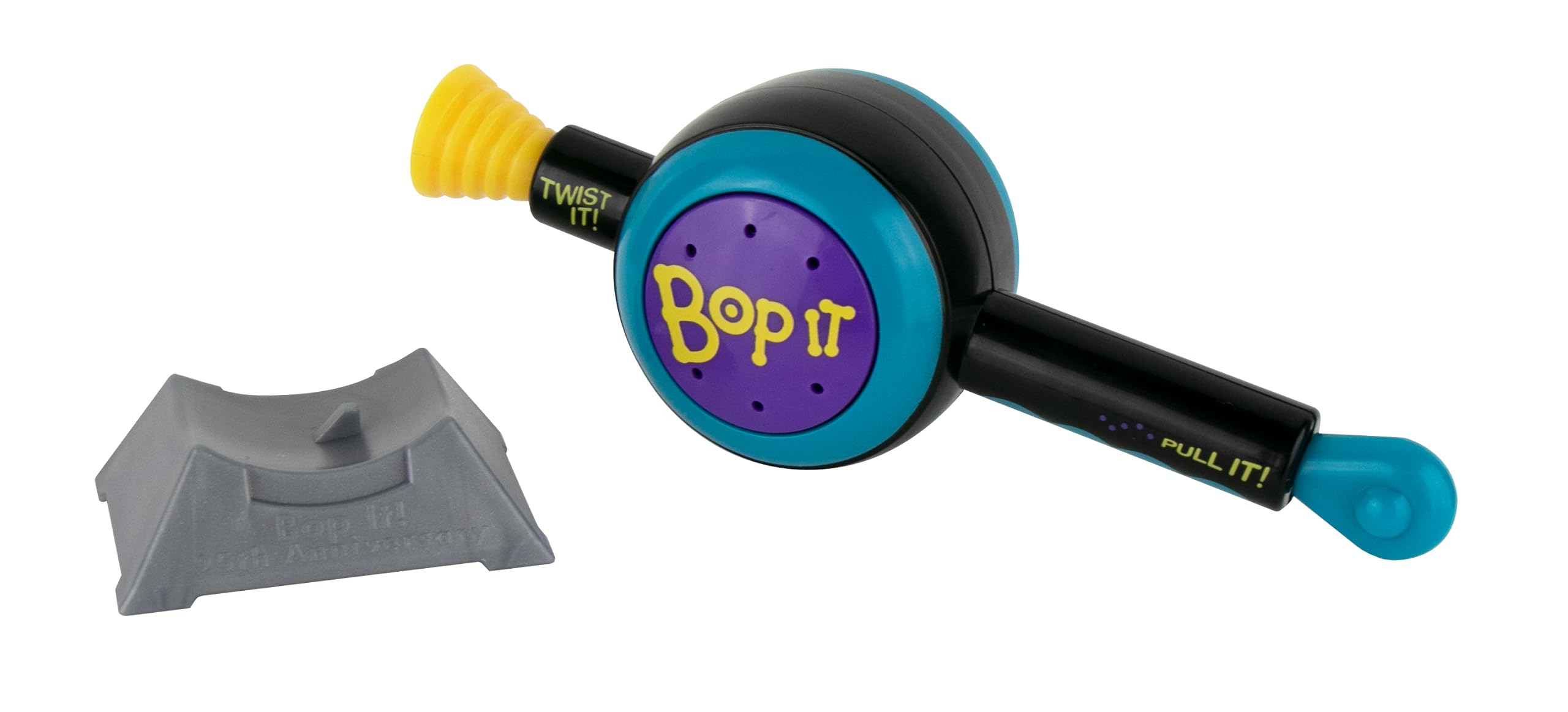 World's Smallest Bop It! The Classic Game of Bop It, Twist It, Pull It in Miniature Size. Travel Electronic Game. Play Solo or with Multiple Players