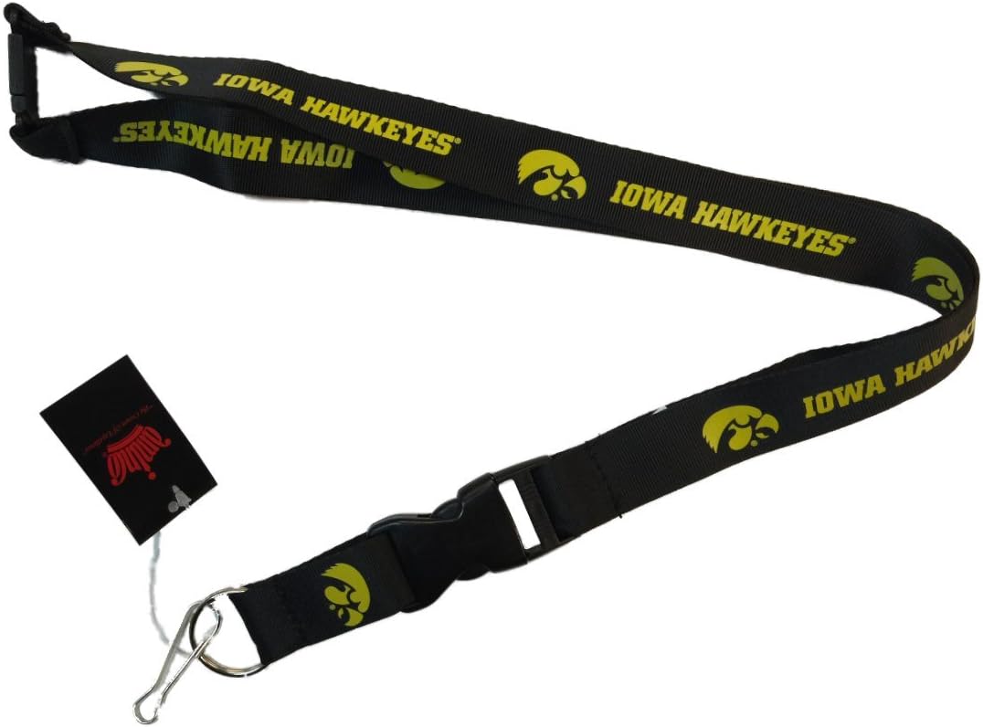iowa hawkeye lanyard