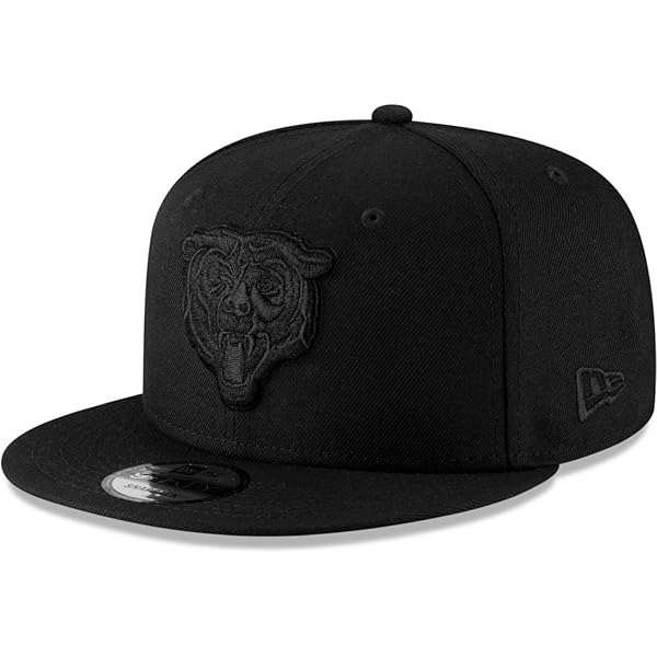 Amazon.com: New Era NFL 9FIFTY Black On Black Adjustable Snapback