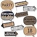 Big Dot of Happiness Funny 18th Milestone Birthday - Time to Adult - 18th Birthday Party Photo Booth Props Kit - 10 Piece