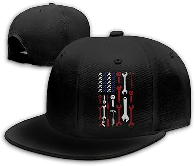 usa flat brim hat